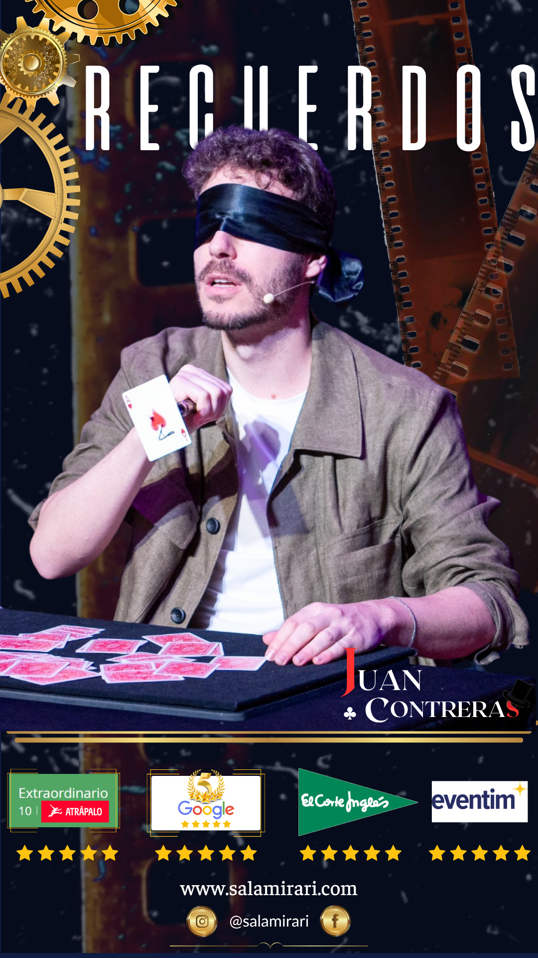 Cartel de Recuerdos, de Juan Contreras